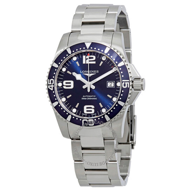 Relógio HydroConquest Automático Mostrador Azul 41 mm - Mercado de Luxo - O Maior E-Commerce de Bens, Produtos e Serviços de Luxo do Brasil.