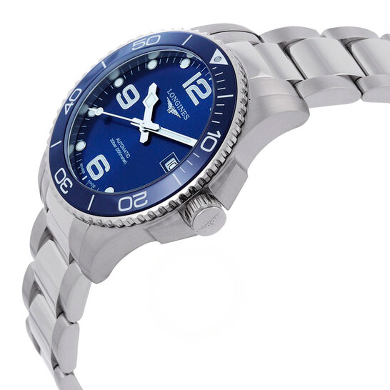 Relógio HydroConquest Automático Mostrador Azul 39 mm - Mercado de Luxo - O Maior E-Commerce de Bens, Produtos e Serviços de Luxo do Brasil.