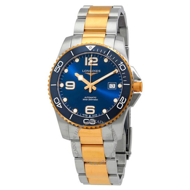 Relógio HydroConquest Automático Mostrador Azul 41 mm - Mercado de Luxo - O Maior E-Commerce de Bens, Produtos e Serviços de Luxo do Brasil.