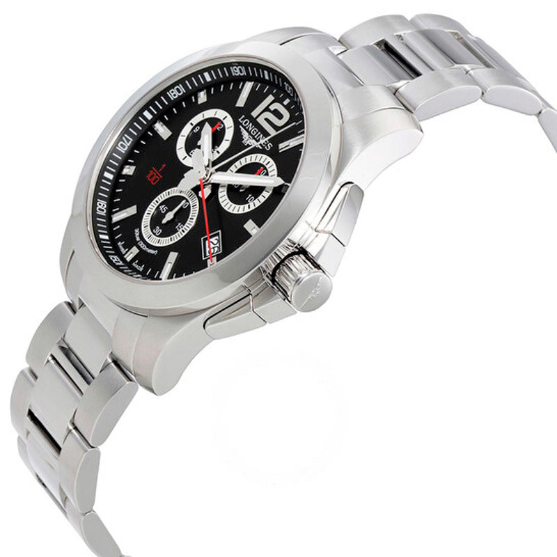Relógio Conquest Chronograph Mostrador Preto 44 mm - Mercado de Luxo - O Maior E-Commerce de Bens, Produtos e Serviços de Luxo do Brasil.