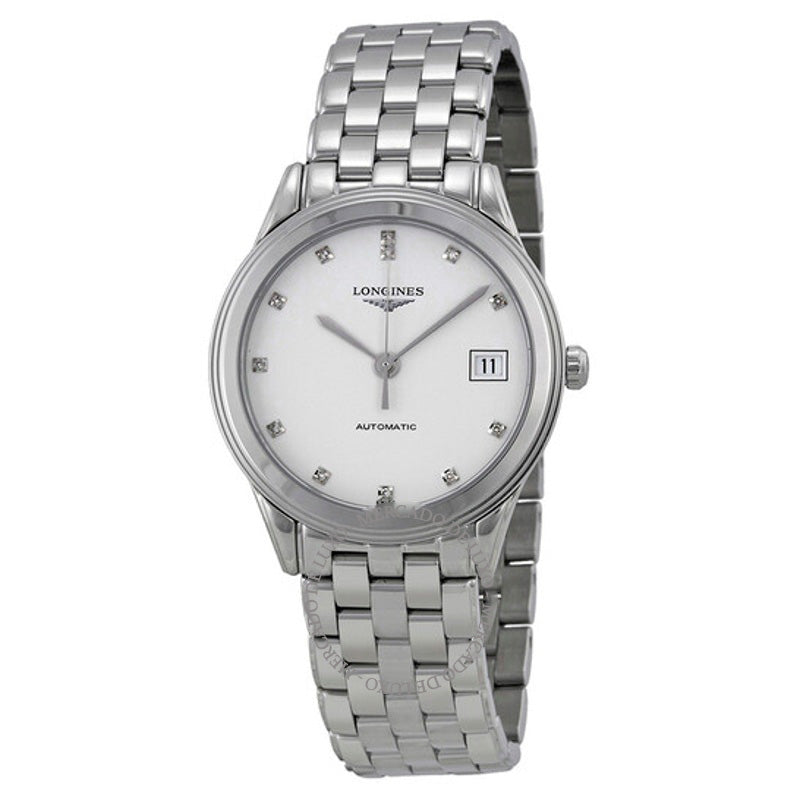 Relógio Mostrador branco automático principal 35 mm - Mercado de Luxo - O Maior E-Commerce de Bens, Produtos e Serviços de Luxo do Brasil.