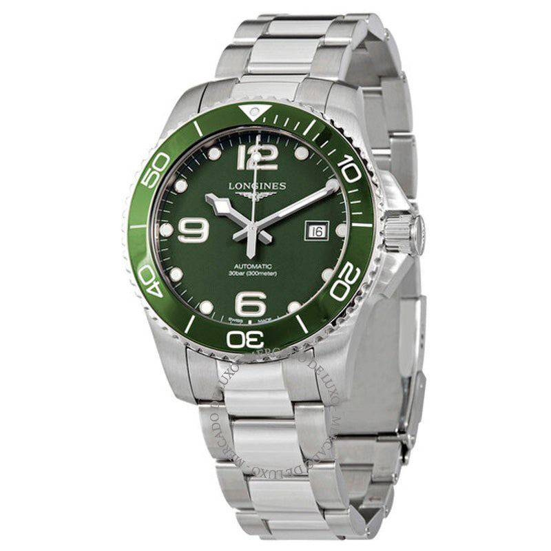 Relógio Conquest Automático Mostrador Verde 43 mm - Mercado de Luxo - O Maior E-Commerce de Bens, Produtos e Serviços de Luxo do Brasil.