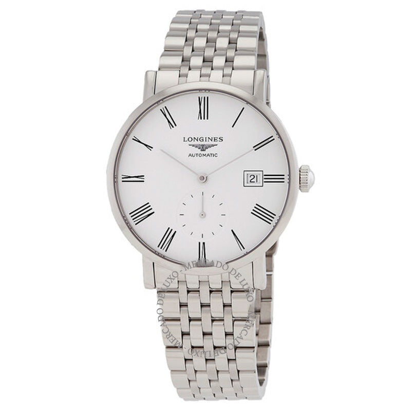 Relógio Mostrador branco automático elegante 39 mm - Mercado de Luxo - O Maior E-Commerce de Bens, Produtos e Serviços de Luxo do Brasil.