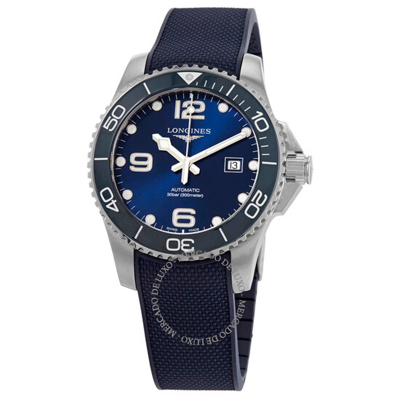 Relógio Conquest Automático Mostrador Azul 43 mm - Mercado de Luxo - O Maior E-Commerce de Bens, Produtos e Serviços de Luxo do Brasil.
