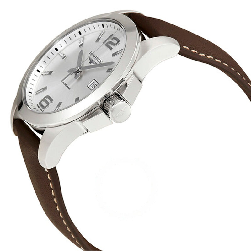 Relógio Conquest Silver Dial 43 mm - Mercado de Luxo - O Maior E-Commerce de Bens, Produtos e Serviços de Luxo do Brasil.