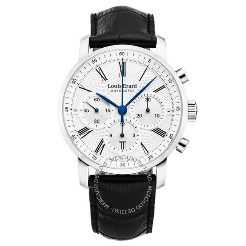 Relógio Excellence Cronógrafo Automático Mostrador Prateado 42 mm - Mercado de Luxo - O Maior E-Commerce de Bens, Produtos e Serviços de Luxo do Brasil.