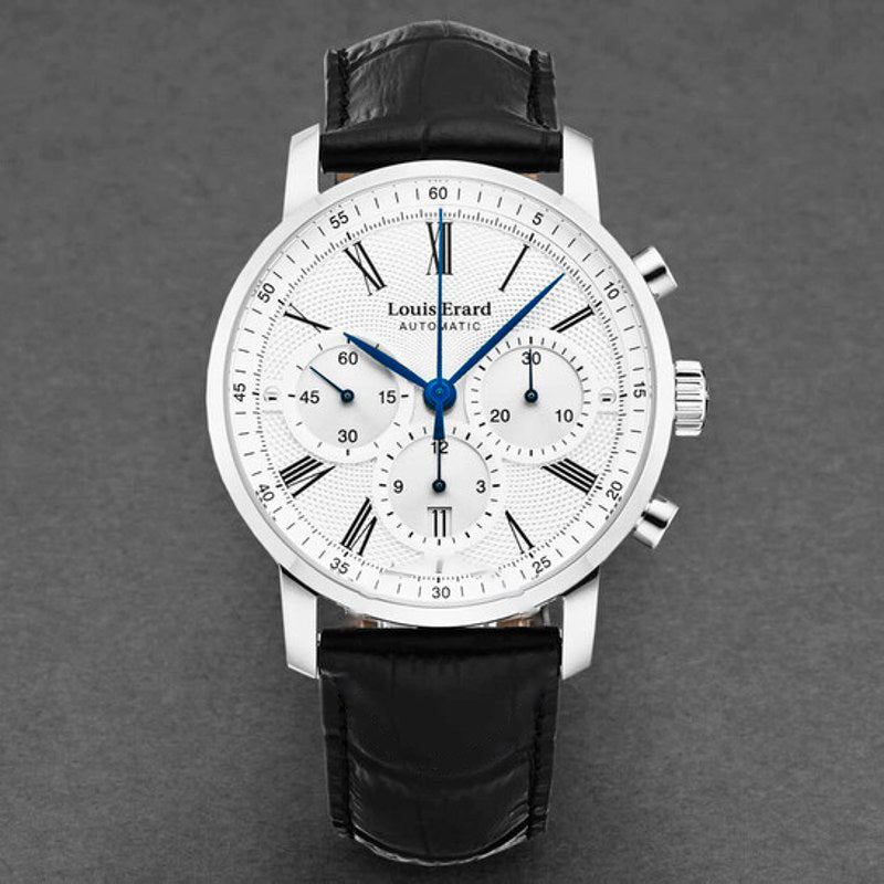 Relógio Excellence Cronógrafo Automático Mostrador Prateado 42 mm - Mercado de Luxo - O Maior E-Commerce de Bens, Produtos e Serviços de Luxo do Brasil.
