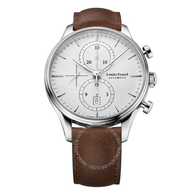 Relógio Heritage Chronograph Automático Mostrador Prateado 43 mm - Mercado de Luxo - O Maior E-Commerce de Bens, Produtos e Serviços de Luxo do Brasil.