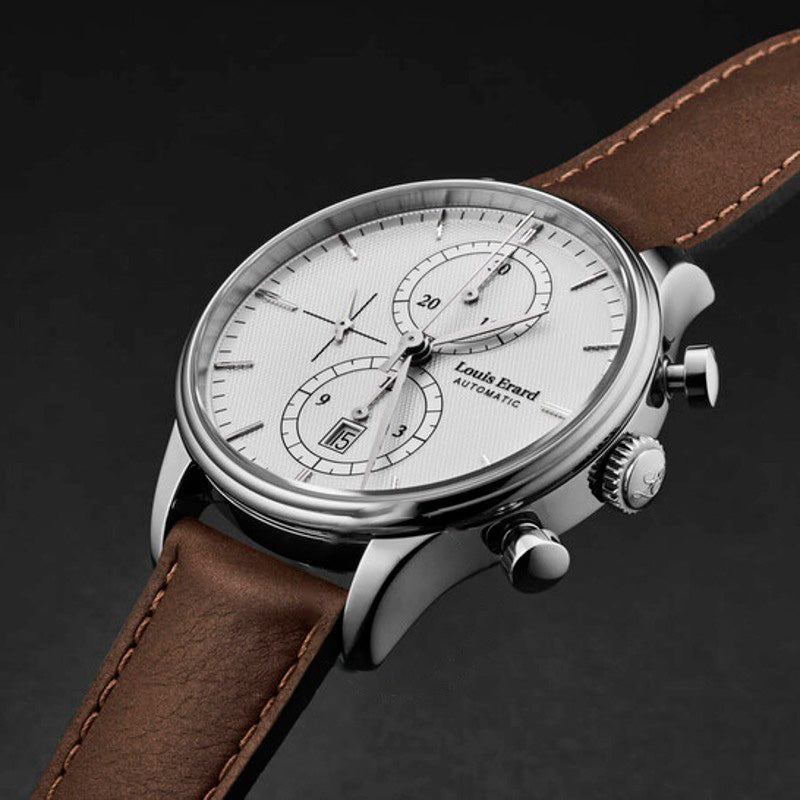 Relógio Heritage Chronograph Automático Mostrador Prateado 43 mm - Mercado de Luxo - O Maior E-Commerce de Bens, Produtos e Serviços de Luxo do Brasil.