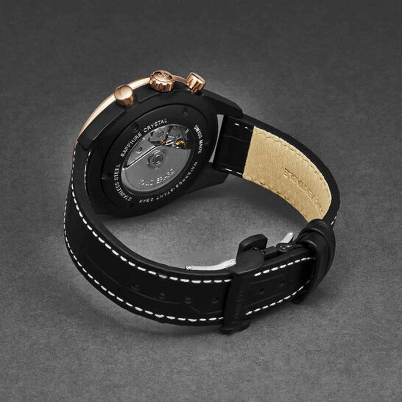 Relógio Cronógrafo esportivo automático com mostrador preto 44 mm - Mercado de Luxo - O Maior E-Commerce de Bens, Produtos e Serviços de Luxo do Brasil.
