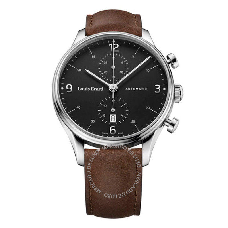 Relógio Heritage Chronograph Automático Mostrador Preto 43 mm - Mercado de Luxo - O Maior E-Commerce de Bens, Produtos e Serviços de Luxo do Brasil.