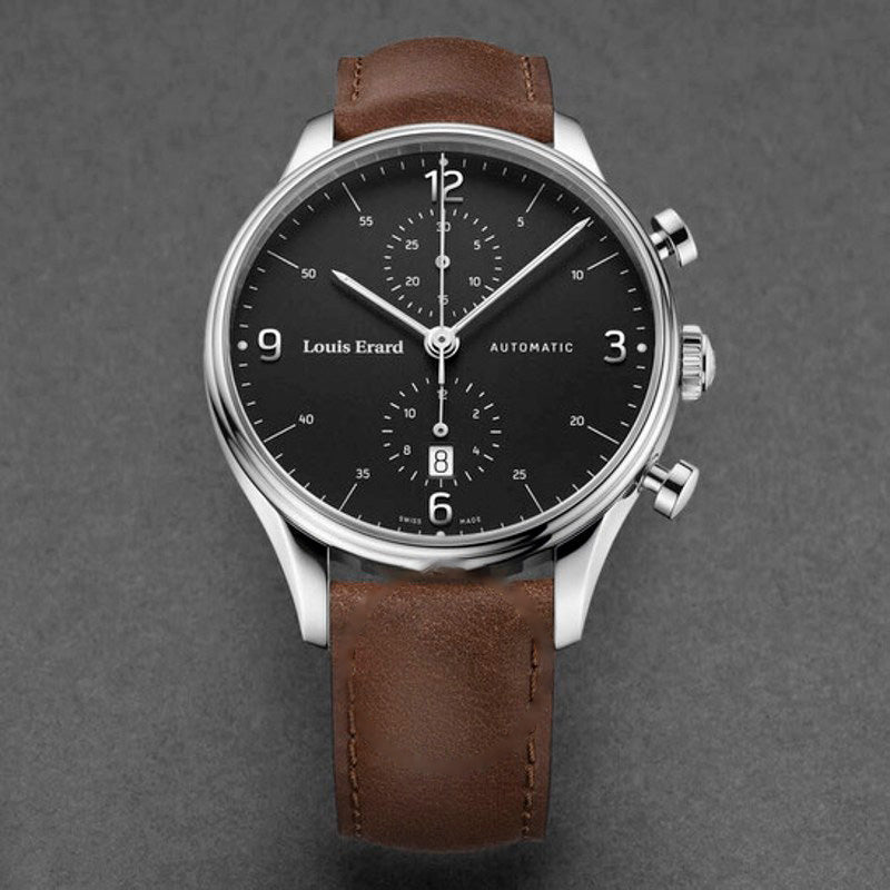 Relógio Heritage Chronograph Automático Mostrador Preto 43 mm - Mercado de Luxo - O Maior E-Commerce de Bens, Produtos e Serviços de Luxo do Brasil.