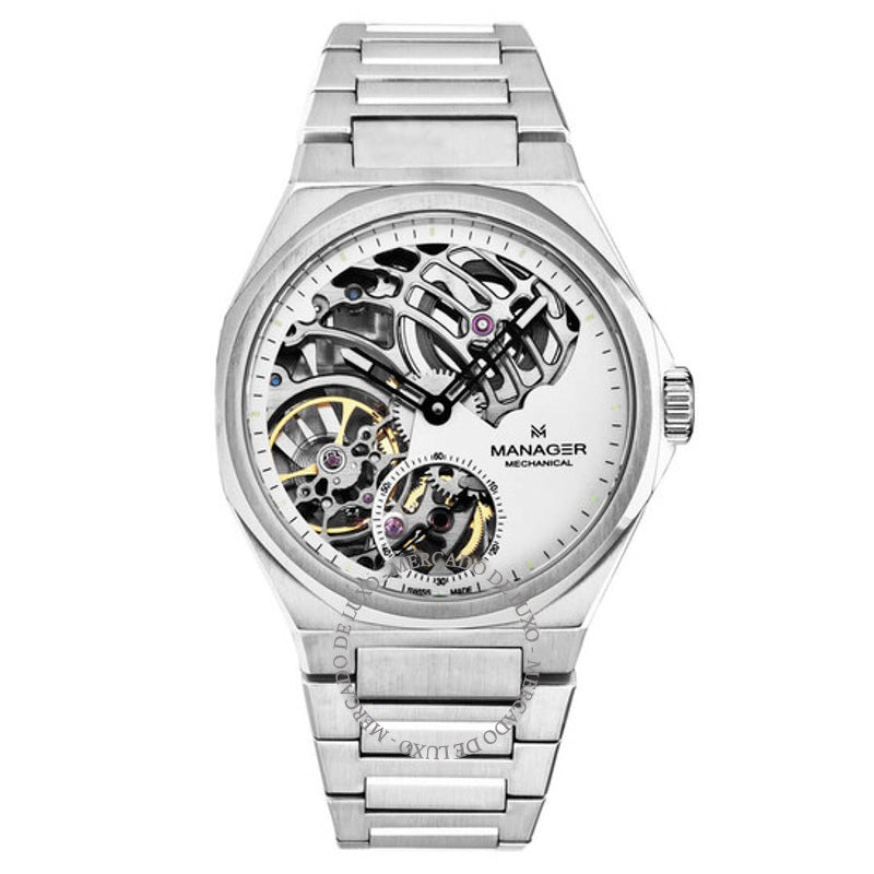 Relógio Revolução Corda Manual Mostrador Branco 44 mm - Mercado de Luxo - O Maior E-Commerce de Bens, Produtos e Serviços de Luxo do Brasil.