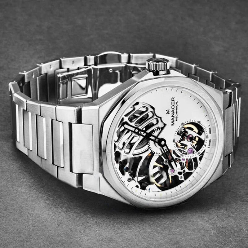 Relógio Revolução Corda Manual Mostrador Branco 44 mm - Mercado de Luxo - O Maior E-Commerce de Bens, Produtos e Serviços de Luxo do Brasil.