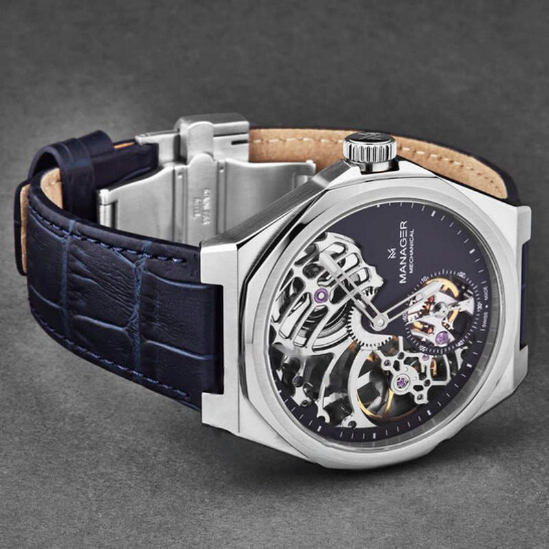Relógio Revolução Corda Manual Mostrador Azul 44 mm - Mercado de Luxo - O Maior E-Commerce de Bens, Produtos e Serviços de Luxo do Brasil.