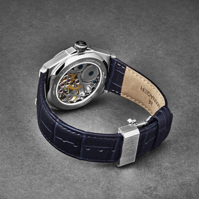 Relógio Revolução Corda Manual Mostrador Azul 44 mm - Mercado de Luxo - O Maior E-Commerce de Bens, Produtos e Serviços de Luxo do Brasil.