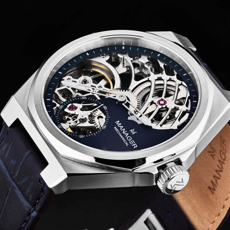 Relógio Revolução Corda Manual Mostrador Azul 44 mm - Mercado de Luxo - O Maior E-Commerce de Bens, Produtos e Serviços de Luxo do Brasil.