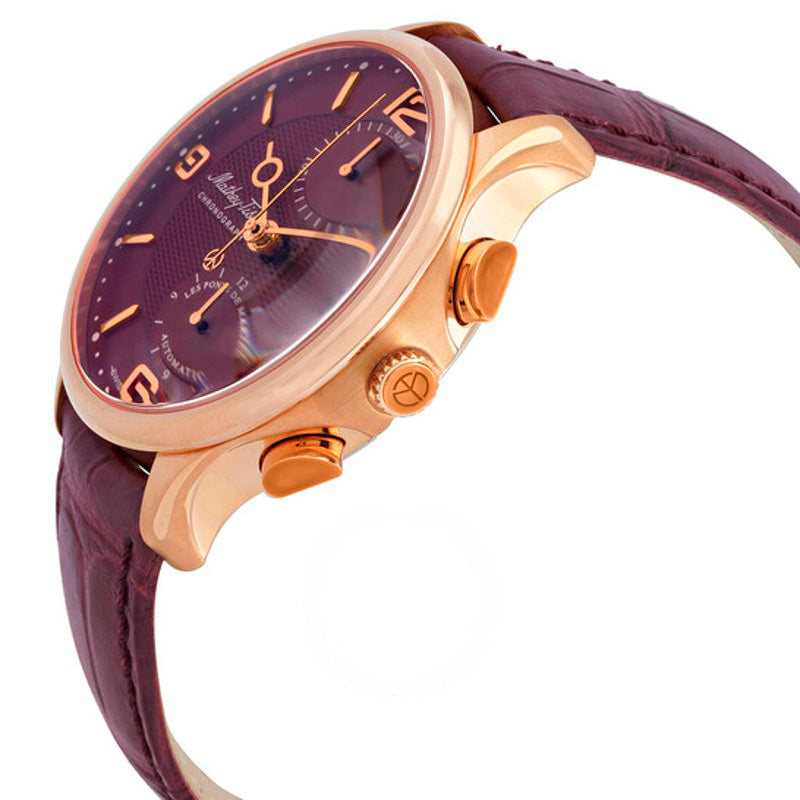 Relógio Edmond Chrono Cronógrafo Automático Mostrador Roxo 42 mm - Mercado de Luxo - O Maior E-Commerce de Bens, Produtos e Serviços de Luxo do Brasil.