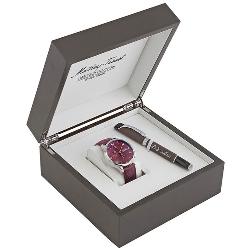 Relógio Edmond Chrono Cronógrafo Automático Mostrador Roxo 42 mm - Mercado de Luxo - O Maior E-Commerce de Bens, Produtos e Serviços de Luxo do Brasil.