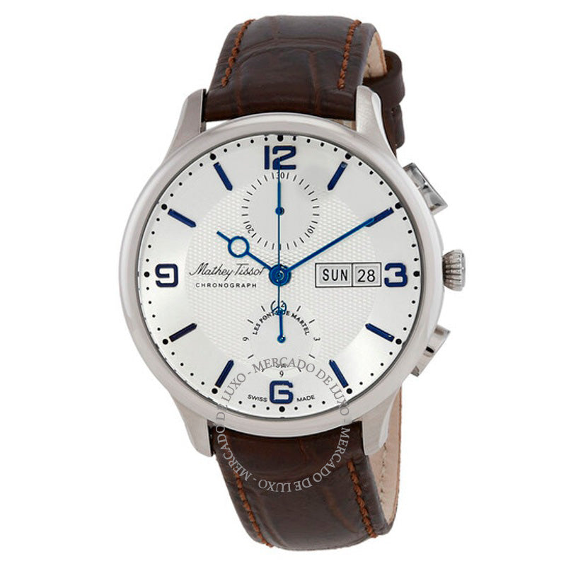 Relógio Edmond Chrono Cronógrafo Automático Mostrador Branco 42 mm - Mercado de Luxo - O Maior E-Commerce de Bens, Produtos e Serviços de Luxo do Brasil.