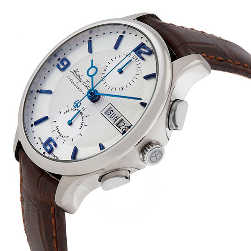 Relógio Edmond Chrono Cronógrafo Automático Mostrador Branco 42 mm - Mercado de Luxo - O Maior E-Commerce de Bens, Produtos e Serviços de Luxo do Brasil.