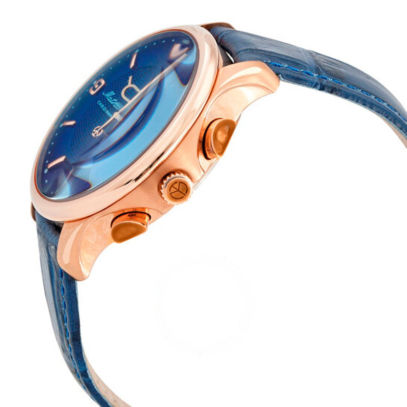 Relógio Edmond Chrono Cronógrafo Automático Mostrador Azul 42 mm - Mercado de Luxo - O Maior E-Commerce de Bens, Produtos e Serviços de Luxo do Brasil.