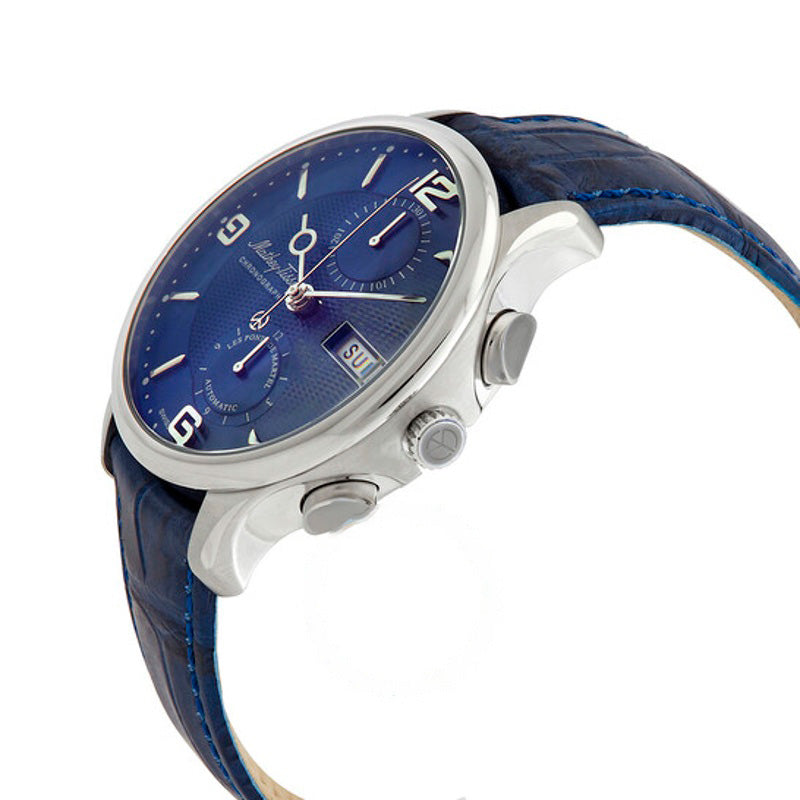 Relógio Edmond Chrono Cronógrafo Automático Mostrador Azul 42 mm - Mercado de Luxo - O Maior E-Commerce de Bens, Produtos e Serviços de Luxo do Brasil.