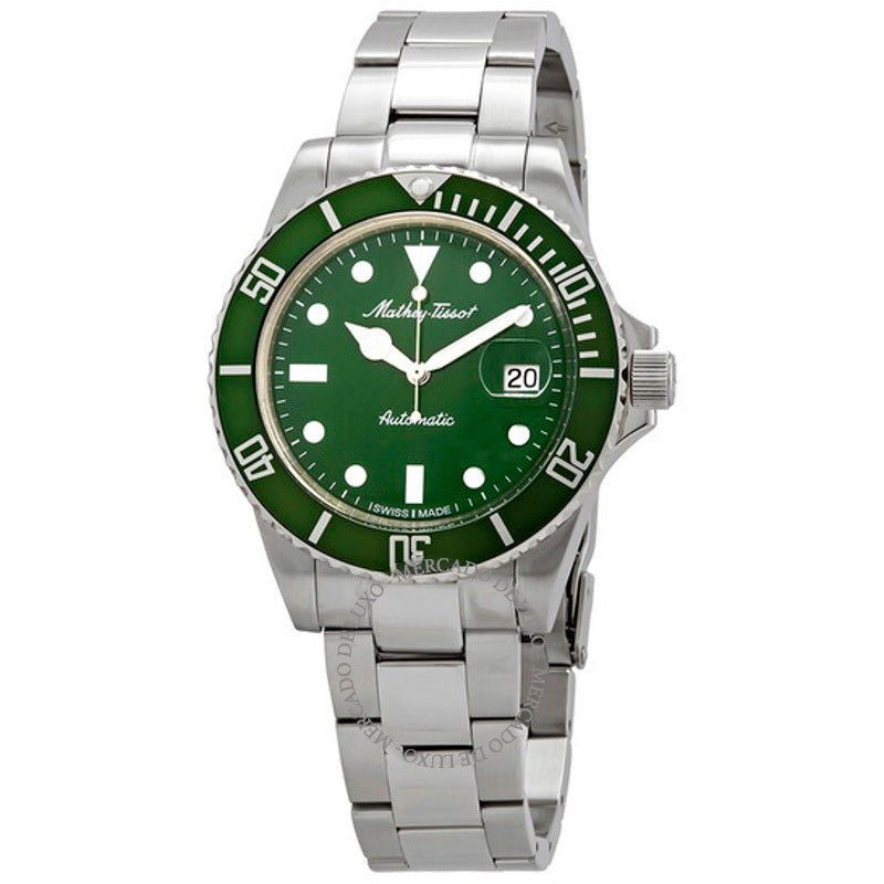 Relógio Mathey Vintage Automático Verde Mostrador "Hulk" 42 mm - Mercado de Luxo - O Maior E-Commerce de Bens, Produtos e Serviços de Luxo do Brasil.