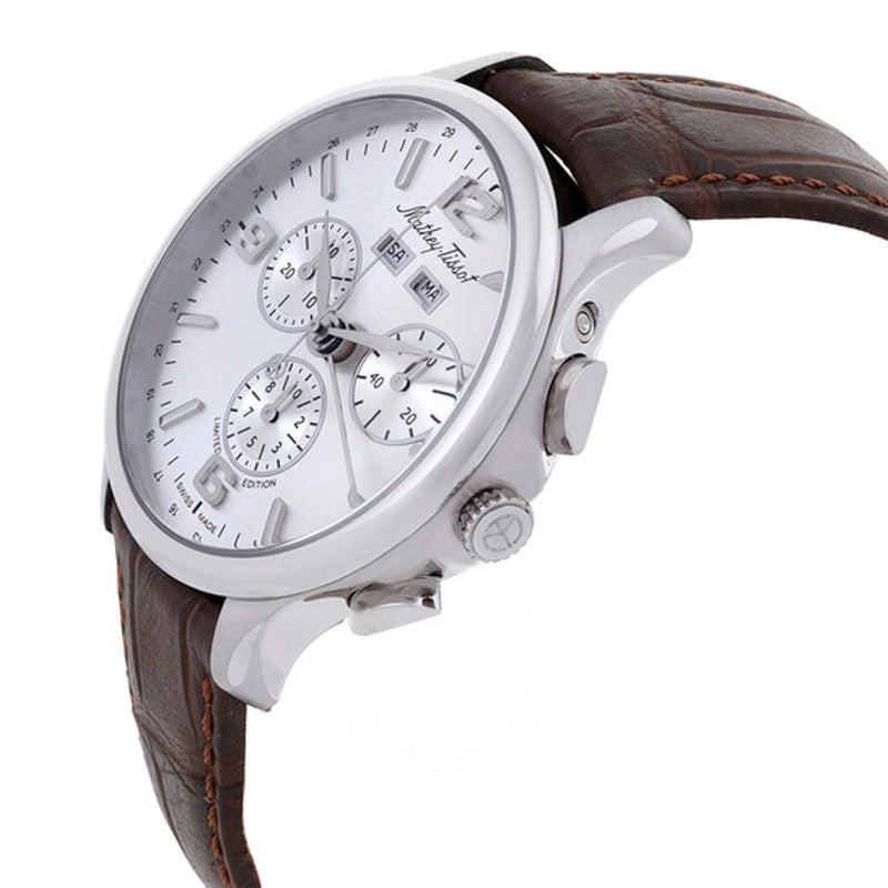 Relógio Cronógrafo Edmond 5040F Mostrador prateado 42 mm - Mercado de Luxo - O Maior E-Commerce de Bens, Produtos e Serviços de Luxo do Brasil.