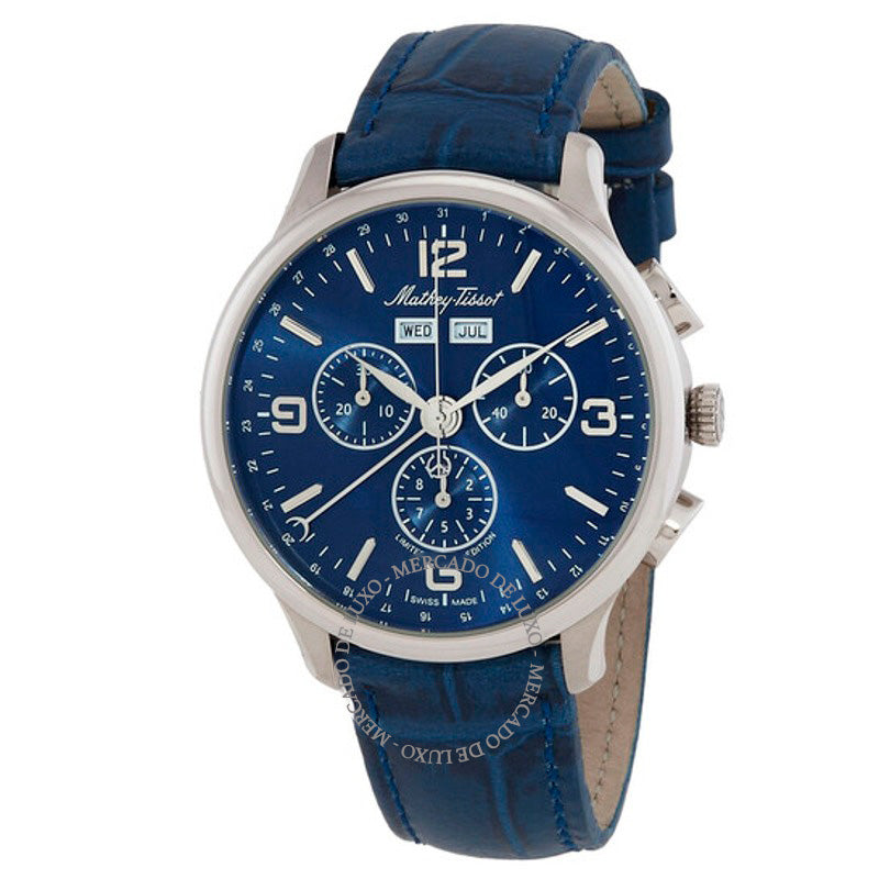 Relógio Edmond 5040F Cronógrafo Quartzo Mostrador Azul 42 mm - Mercado de Luxo - O Maior E-Commerce de Bens, Produtos e Serviços de Luxo do Brasil.