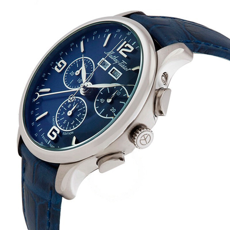 Relógio Edmond 5040F Cronógrafo Quartzo Mostrador Azul 42 mm - Mercado de Luxo - O Maior E-Commerce de Bens, Produtos e Serviços de Luxo do Brasil.