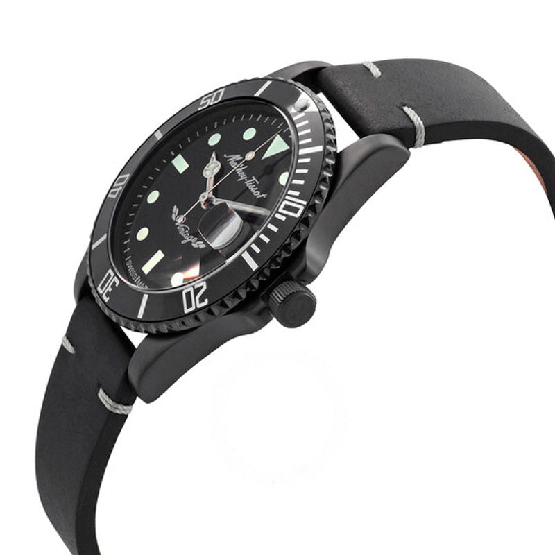 Relógio Mathy Vintage Auto Automático Mostrador Preto 42 mm - Mercado de Luxo - O Maior E-Commerce de Bens, Produtos e Serviços de Luxo do Brasil.