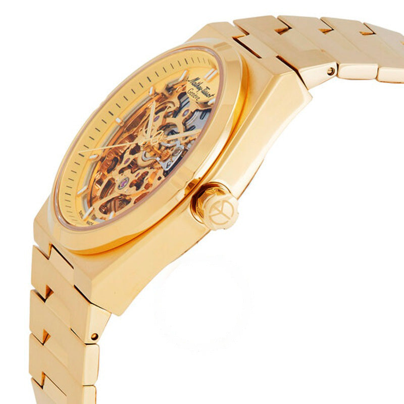 Relógio Zeus Skeleton Automático Mostrador Champanhe  - Mercado de Luxo - O Maior E-Commerce de Bens, Produtos e Serviços de Luxo do Brasil.