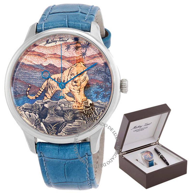Relógio Mostrador multicolorido Tiger Limited Edition 42 mm - Mercado de Luxo - O Maior E-Commerce de Bens, Produtos e Serviços de Luxo do Brasil.