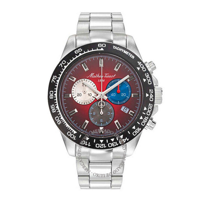 Relógio Chrono II Cronógrafo Quartzo Mostrador Vermelho 42 mm - Mercado de Luxo - O Maior E-Commerce de Bens, Produtos e Serviços de Luxo do Brasil.