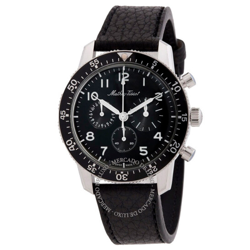 Relógio Cronógrafo Automático de 1968 Mostrador Preto 41 mm - Mercado de Luxo - O Maior E-Commerce de Bens, Produtos e Serviços de Luxo do Brasil.