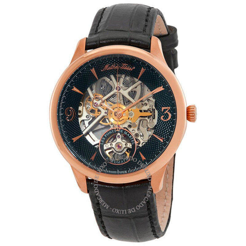 Relógio Edmond Automatic Skeleton Mostrador Preto 42 mm - Mercado de Luxo - O Maior E-Commerce de Bens, Produtos e Serviços de Luxo do Brasil.