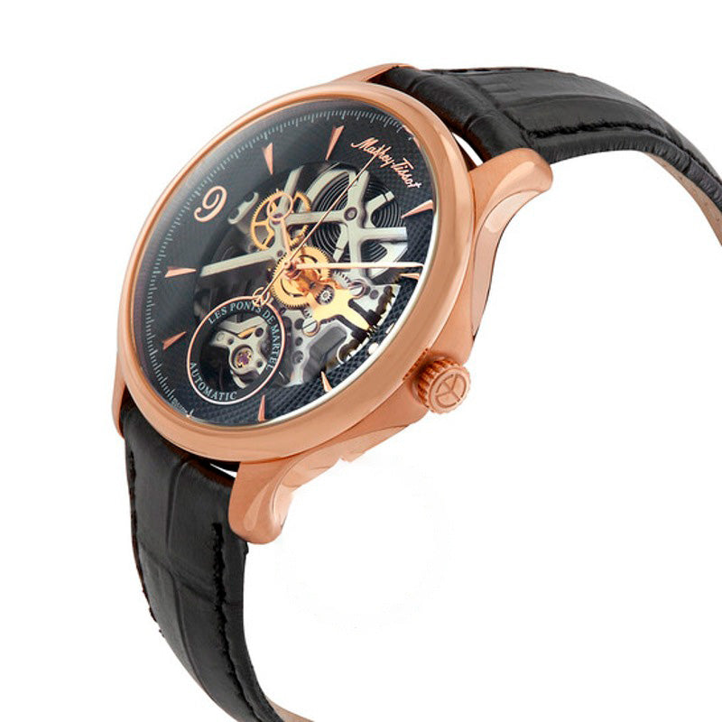 Relógio Edmond Automatic Skeleton Mostrador Preto 42 mm - Mercado de Luxo - O Maior E-Commerce de Bens, Produtos e Serviços de Luxo do Brasil.