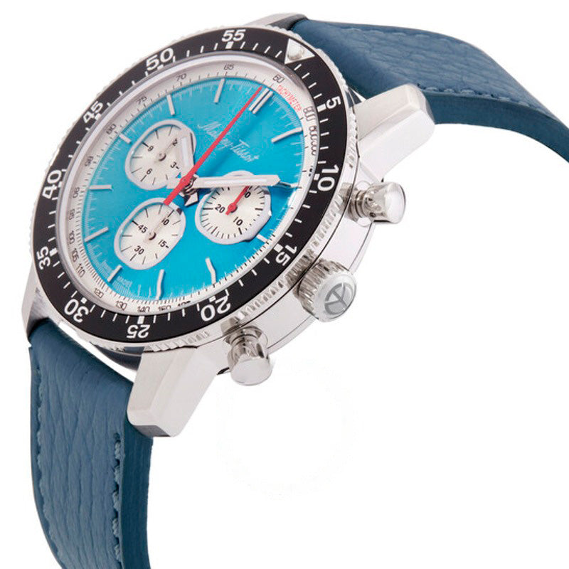 Relógio Cronógrafo Automático de 1968 Mostrador Azul 41 mm - Mercado de Luxo - O Maior E-Commerce de Bens, Produtos e Serviços de Luxo do Brasil.