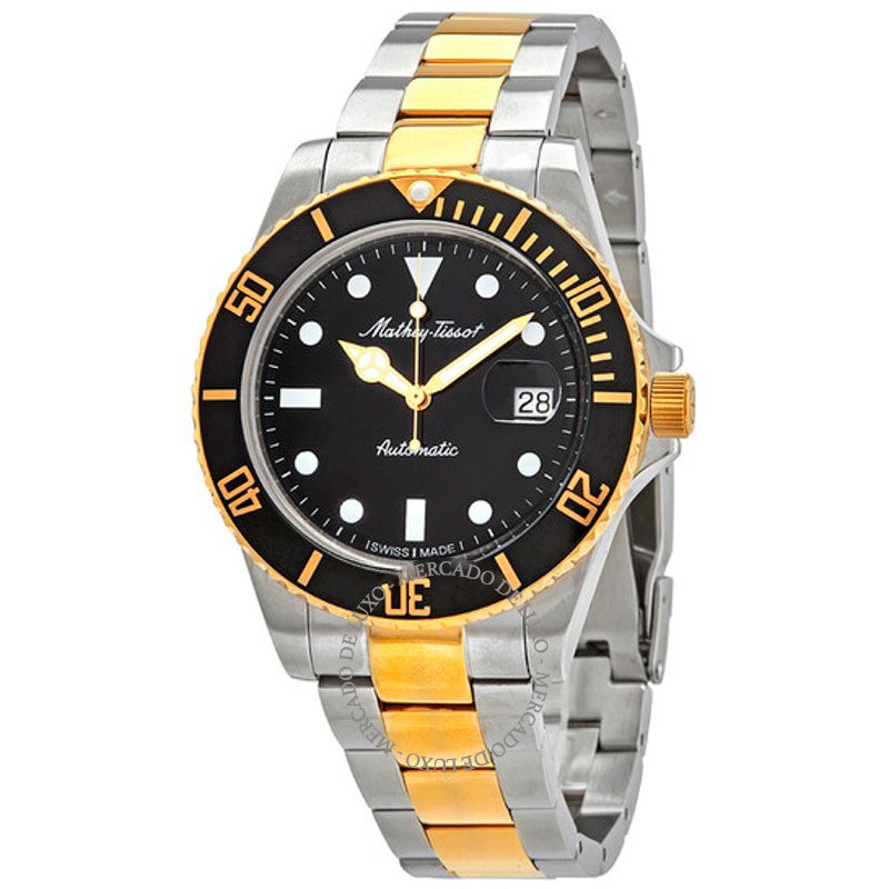 Relógio Mathey Vintage Automático Mostrador Preto 42 mm - Mercado de Luxo - O Maior E-Commerce de Bens, Produtos e Serviços de Luxo do Brasil.