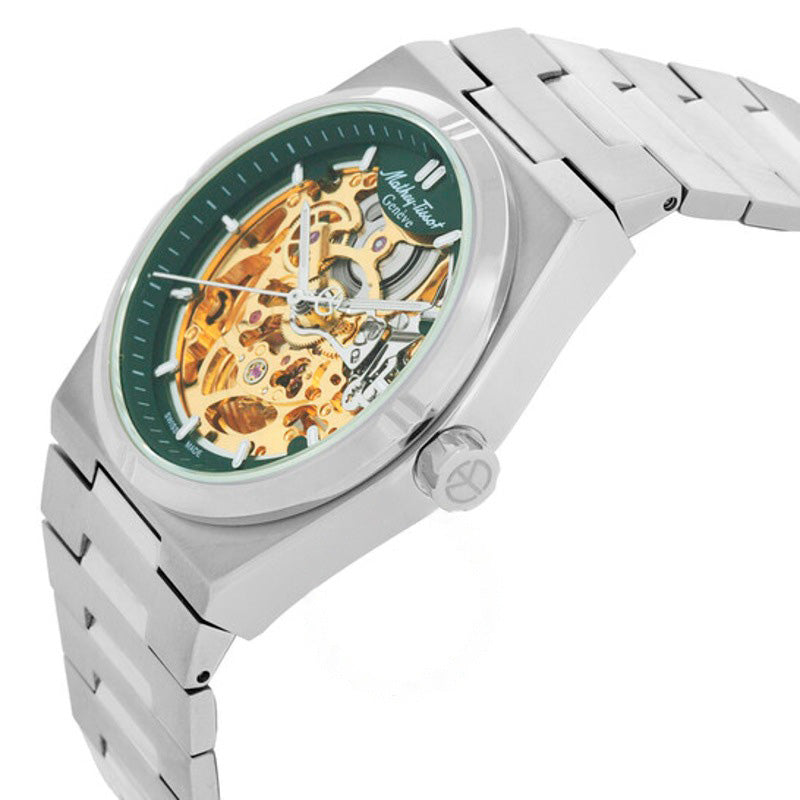 Relógio Zeus Skeleton Automático Mostrador Verde 41 mm - Mercado de Luxo - O Maior E-Commerce de Bens, Produtos e Serviços de Luxo do Brasil.