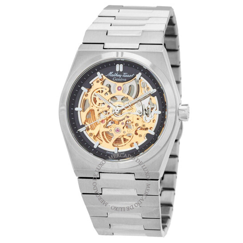 Relógio Zeus Skeleton Automático Mostrador Preto 41 mm - Mercado de Luxo - O Maior E-Commerce de Bens, Produtos e Serviços de Luxo do Brasil.