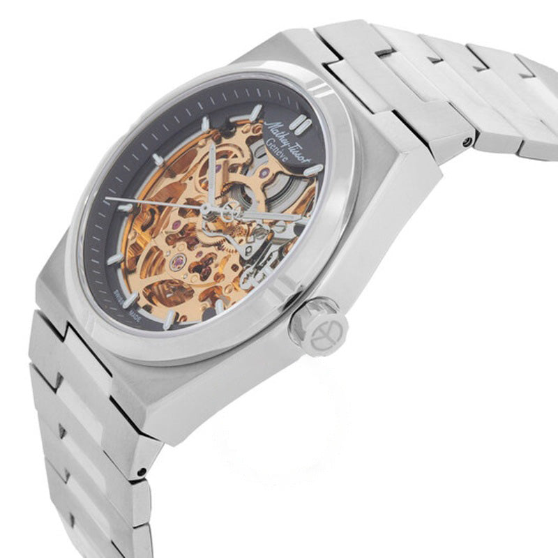 Relógio Zeus Skeleton Automático Mostrador Cinza 41 mm - Mercado de Luxo - O Maior E-Commerce de Bens, Produtos e Serviços de Luxo do Brasil.
