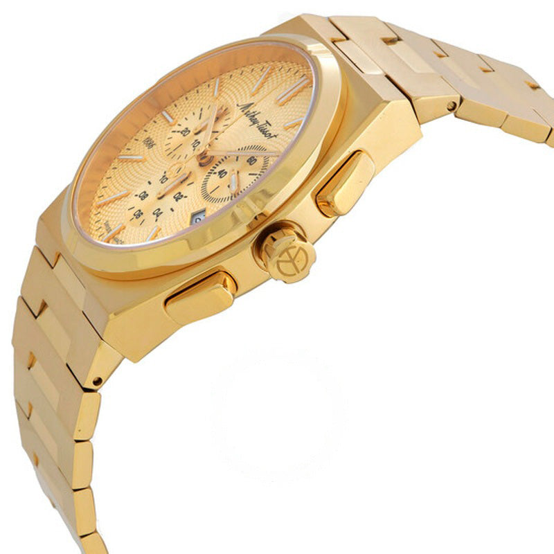 Relógio Cronógrafo Zeus Quartzo Mostrador Dourado 41 mm - Mercado de Luxo - O Maior E-Commerce de Bens, Produtos e Serviços de Luxo do Brasil.