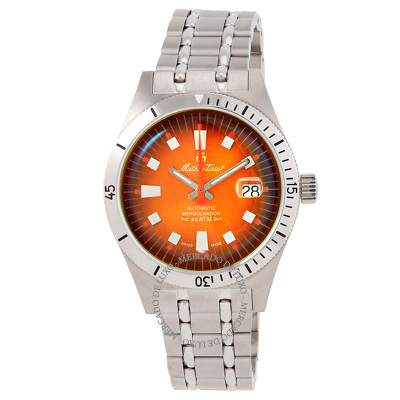 Relógio Mergulhador Mostrador Automático Laranja 41 mm - Mercado de Luxo - O Maior E-Commerce de Bens, Produtos e Serviços de Luxo do Brasil.