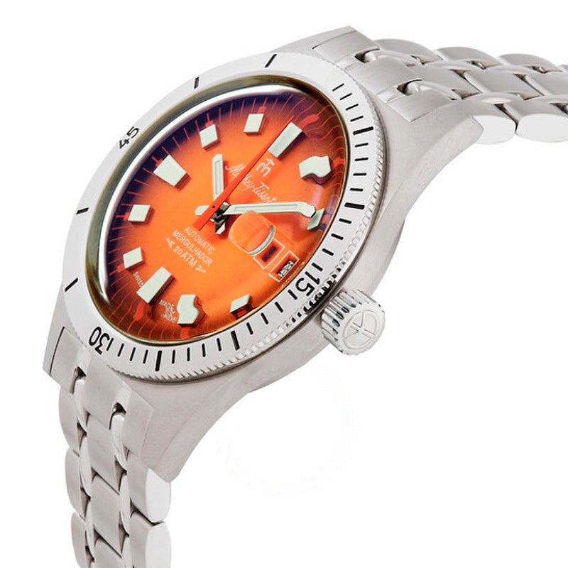 Relógio Mergulhador Mostrador Automático Laranja 41 mm - Mercado de Luxo - O Maior E-Commerce de Bens, Produtos e Serviços de Luxo do Brasil.