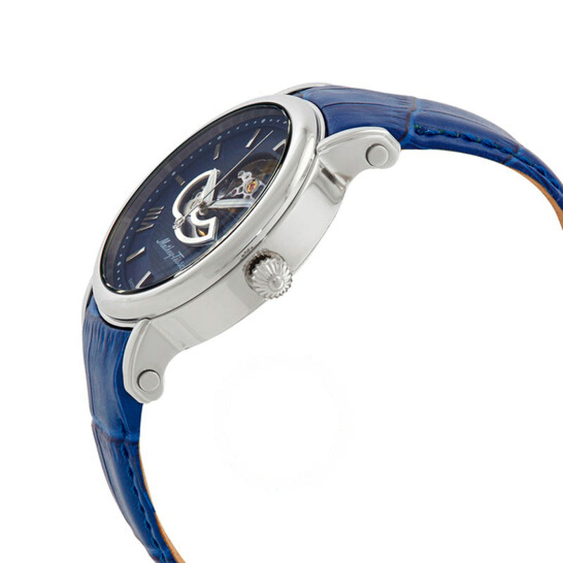 Relógio Esqueleto Automático Mostrador Azul 42 mm - Mercado de Luxo - O Maior E-Commerce de Bens, Produtos e Serviços de Luxo do Brasil.