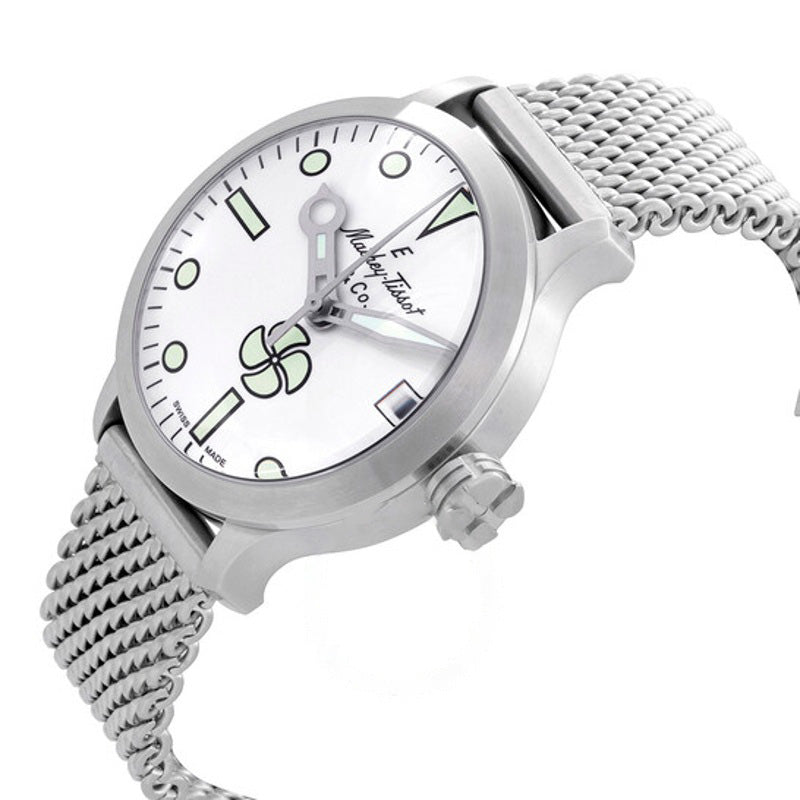 Relógio Elica Automático Mostrador Branco 43 mm - Mercado de Luxo - O Maior E-Commerce de Bens, Produtos e Serviços de Luxo do Brasil.