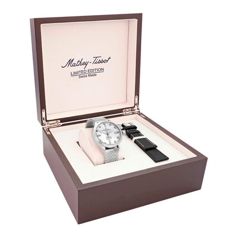 Relógio Elica Automático Mostrador Branco 43 mm - Mercado de Luxo - O Maior E-Commerce de Bens, Produtos e Serviços de Luxo do Brasil.