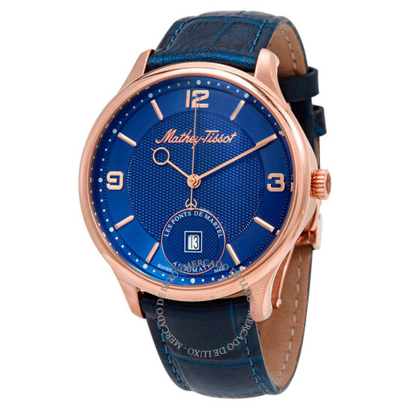 Relógio Edmond Automático Mostrador Azul 42 mm - Mercado de Luxo - O Maior E-Commerce de Bens, Produtos e Serviços de Luxo do Brasil.